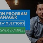 Amazon Program Manager Interview Questions With Answer Examples