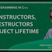 Constructors Destructors And Object Lifetime Lecture 23