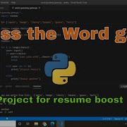 Guess The Word Game Python Programming