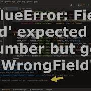 ValueError Field Id Expected A Number But Got SomeOtherWrongField Django