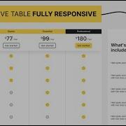 02 Comparative Pricing Table Template Fancy Bricks