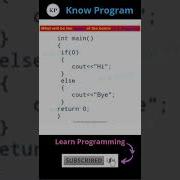 What Will Be The Output Of The C Program Shorts Cplusplus Knowprogram