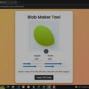 Blob Maker Tool Using HTML CSS And JavaScript With Source Code