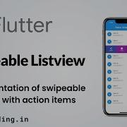 Flutter Swipeable Listview Implementation For Beginners Swipe To Dismiss Flutter Coding