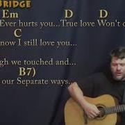 Separate Ways Journey Fingerstyle Guitar Cover Lesson In Em With Chords Lyrics