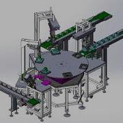 Solidworks Animation Example Of Assembly Machine With Indexing Table 4 Station