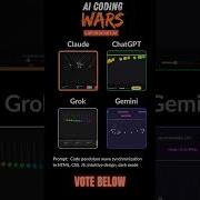 AI Coding Wars Which One Is Your Fav Comment Below Aitools Chatgpt Claude Grok Gemini Coding