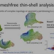 Meshfree Finite Deformation Thin Shell Analysis