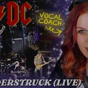Vocal Coach Is THUNDERSTRUCK By AC DC First Time Reaction Analysis