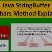 Java StringBuffer GetChars Method Explained Java Tutorial