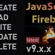 READ WRITE UPDATE DELETE Data Firebase Realtime Database V9 JavaScript