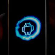 Boot Ani ANDROID LOGO BLUE PARTICLES
