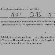 Unit 3 Module 2 Session 5 Read Write Compare Decimals