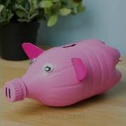 How To Make Bottle Piggy Bank Shorts Crafts Youtubeshorts