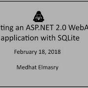 Creating An ASP NET Core 2 0 WebAPI App With SQLite