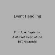 OOC MODULE 5 Event Handling Part 1