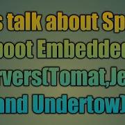 40 Spring Boot Embedded Servers Tomat Jetty And Undertow