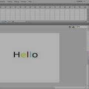 Text Animation Using Adobe Flash CS5 Tutorial 7