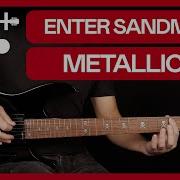 Enter Sandman Guitar Tutorial Metallica Lesson Rhythm Lead TAB