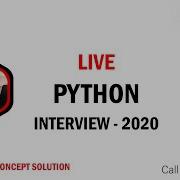 Python MOCK Interview 2020 LIVE Python Interview TOP 10 Python Interview Question