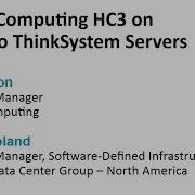 Масштабирование вычислительных систем HC3 на серверах Lenovo ThinkSystem
