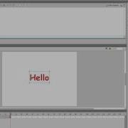 Flash CS6 Shape Tween With Text
