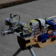 DLE 30 Engine Test Stand Demonstration With APC 18X6W Prop