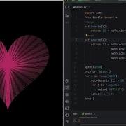 Beautiful Neon Heart With Python