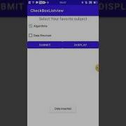 Android Studio Demo Checkbox In Android With SQLite Database And Listview