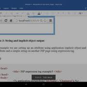 JSP Expression Tag