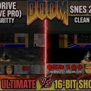 Битва DOOM Оптимизированная версия для SNES 2025 против Mega Drive Mega EverDrive Pro
