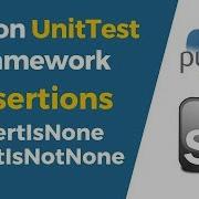 Selenium With Python Tutorial 35 Python UnitTest Assertions AssertIsNone AssertIsNotNone