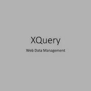 XQuery Part 1