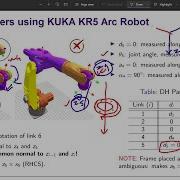 Understanding DH Parameters Using KUKA KR5 Arc Industrial Robot