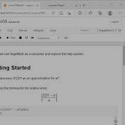 Getting Started And Getting Help With SageMath