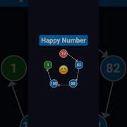 Happy Number LeetCode 202 Python Визуальное объяснение