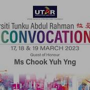 UTAR Convocation Session 4 On 19 March 2023
