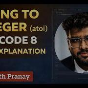 String To Integer Atoi LeetCode 8 Python Solution Interview Explained By Pranay Mahendrakar