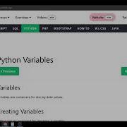 W3schools Python Variables
