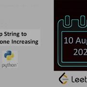 August 10 2021 LeetCode Challenge Flip String To Monotone Increasing