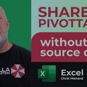 Excel Share A PivotTable Without The Source Data Or Underlying Data