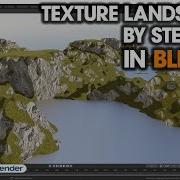 Texture Landscapes BY STEEPNESS In Blender