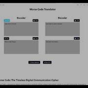 Introduction To Morse Code Translator English Subtitles