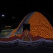 Volcano Roller Coaster In 360 Minecraft VR 4K 60FPS