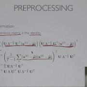 Neural Networks 8 7 Sparse Coding ZCA Preprocessing