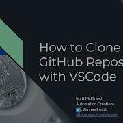 How To Clone A GitHub Repository With VSCode Tutorial