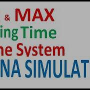 Waiting Time Arena Simulation Average And Maximum Queuing Time