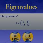 Complex Eigenvalues