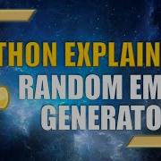 Build A Random Email Generator In Python