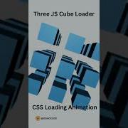 Three JS Cube Animation Animation Css Loading Coding Softwareengineer Threejs Shorts